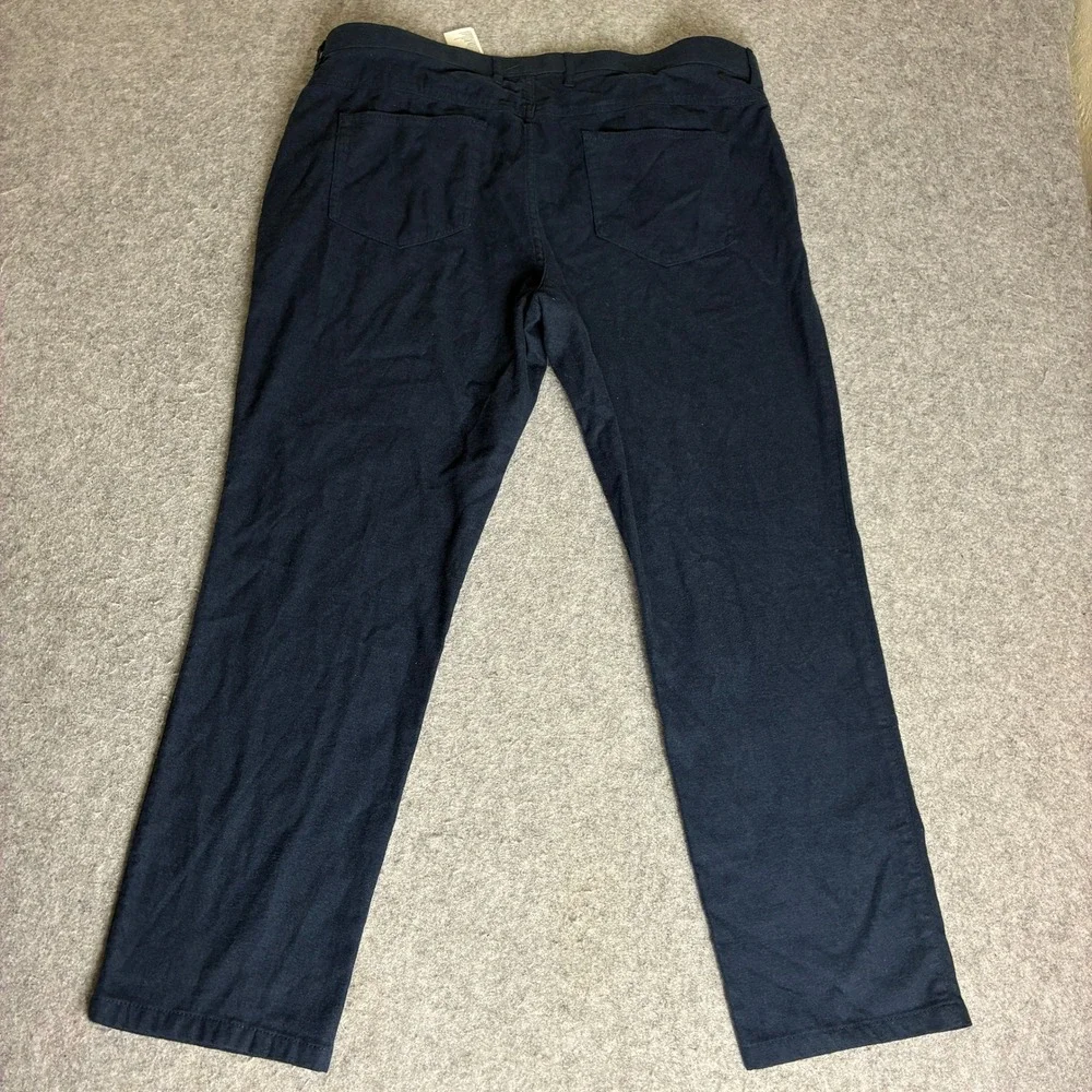 Kirkland Signature Men's 39x28 Cotton Brushed Twill Dark Grey